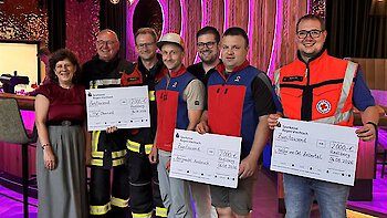 Spendenübergabe an die Gemeinnützigen Vereine im Wellnesshotel Riedlberg